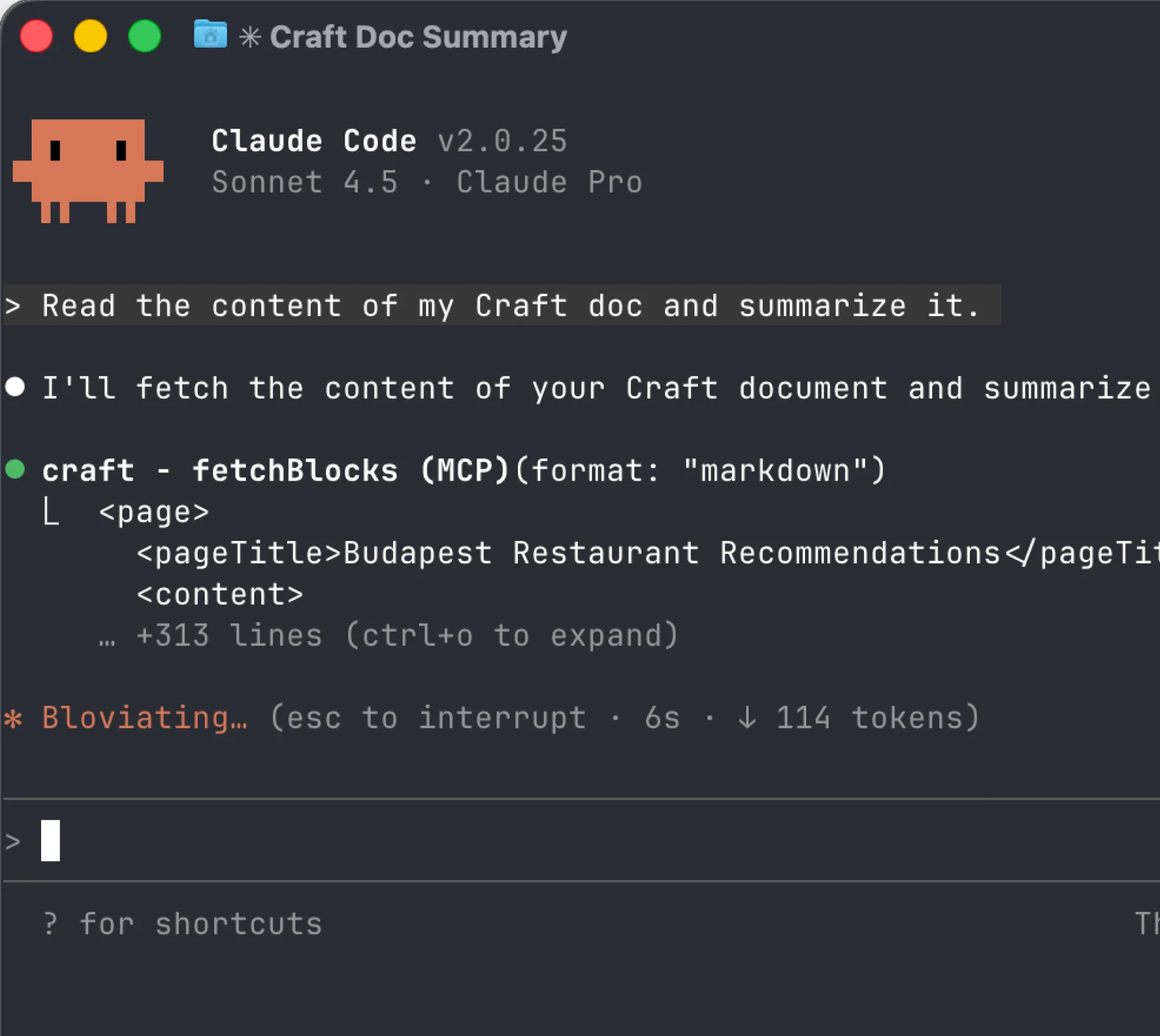 Using the MCP server in Claude Code