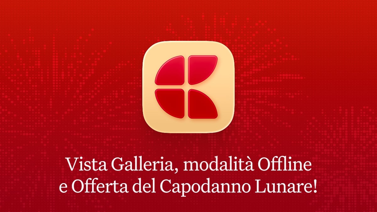Aggiornamento Craft - Vista Galleria, modalità Offline e Offerta del Capodanno Lunare!