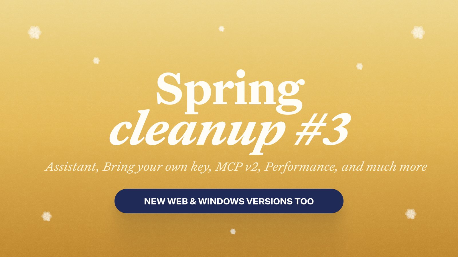 Craft Update - More Flexible Assistant, Bring Your Own Key, MCP v2, and Performance Improvements