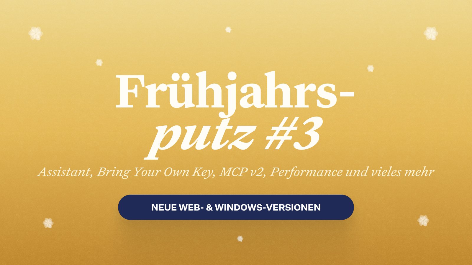 Craft Update – Flexiblerer Assistant, Bring Your Own Key, MCP v2 und Performance-Verbesserungen