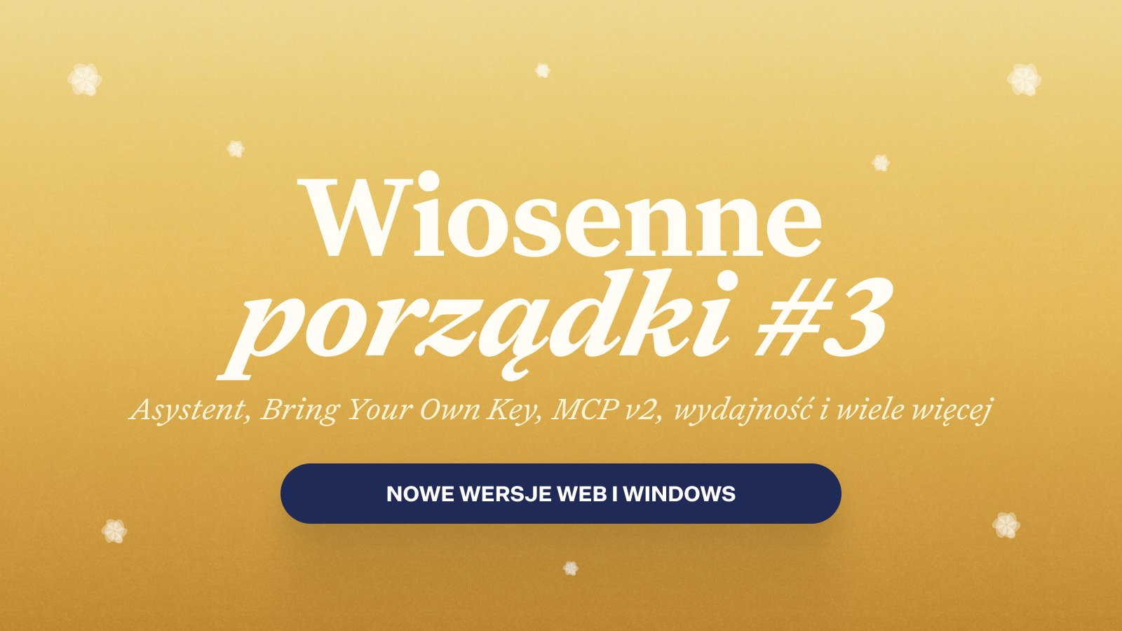 Wpis na blogu Craft: Aktualizacja Craft - Bardziej elastyczny Asystent, Bring Your Own Key, MCP v2 i ulepszenia wydajności