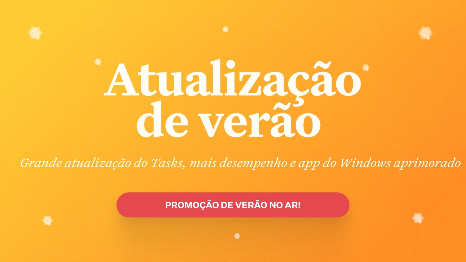 Post do blog Craft: Atualização do Craft - Promoção de Verão, Grande atualização de Tarefas, Melhorias de desempenho e melhor app para Windows!