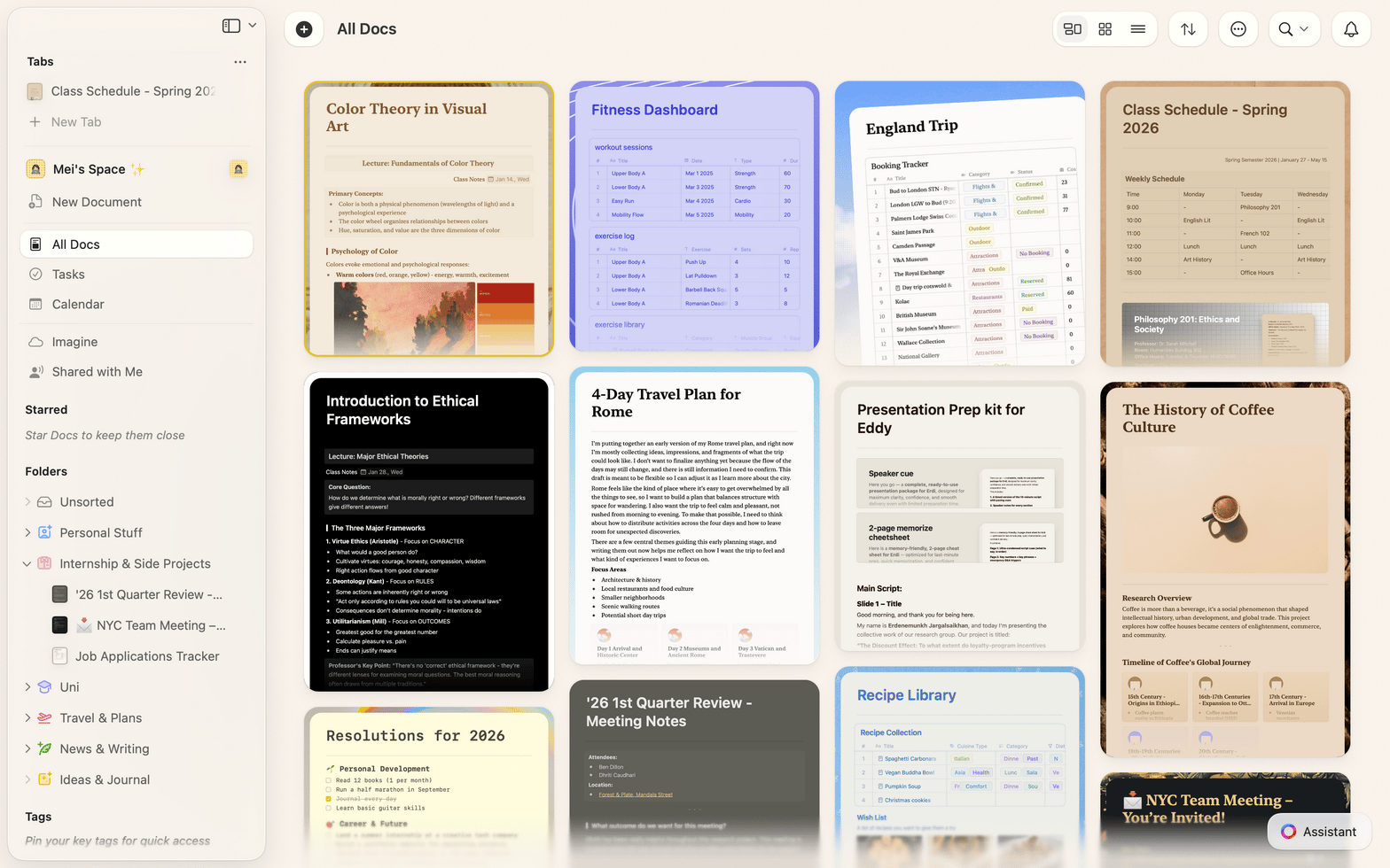 One place for everything school