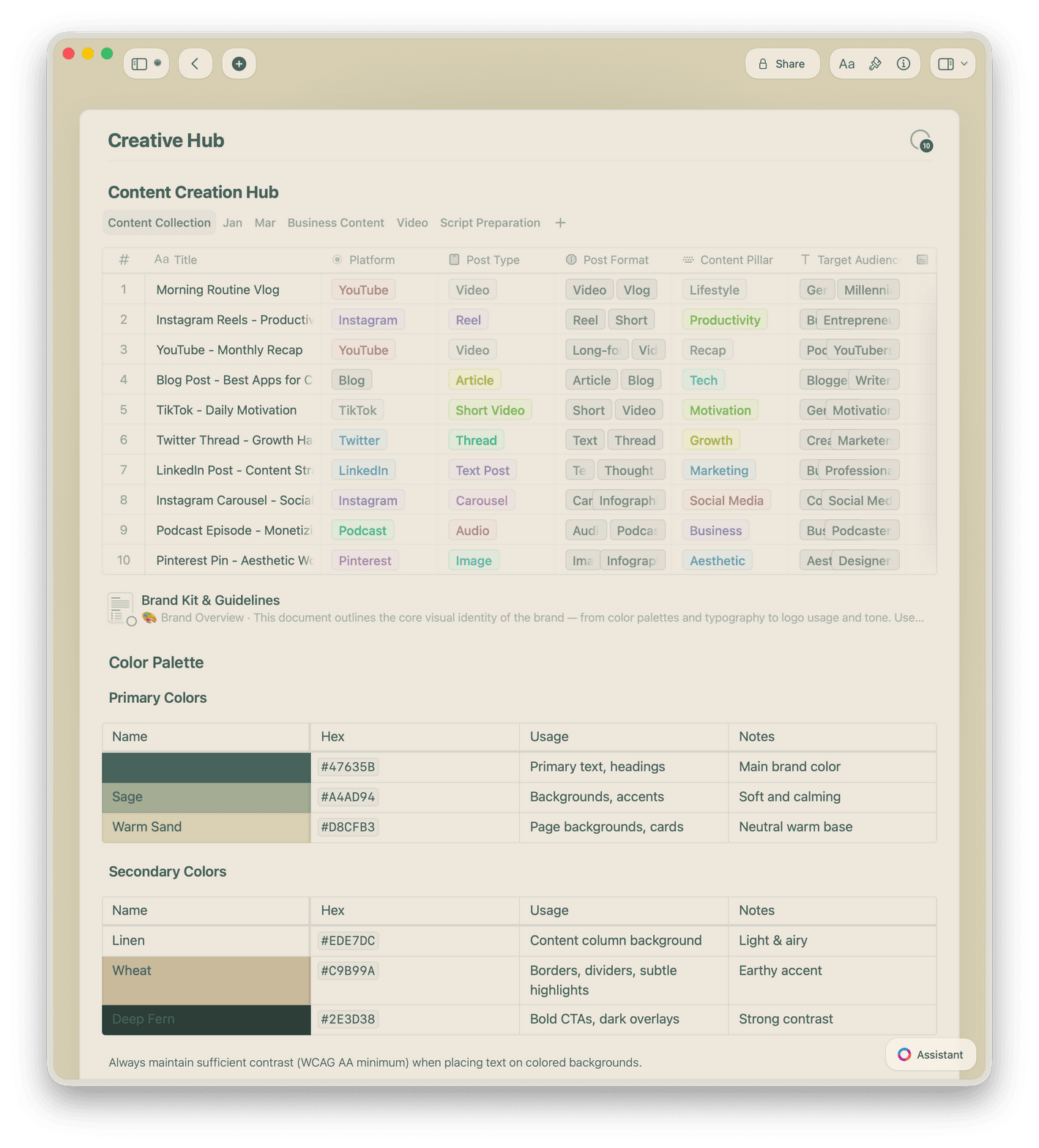 Brand kits you actually use