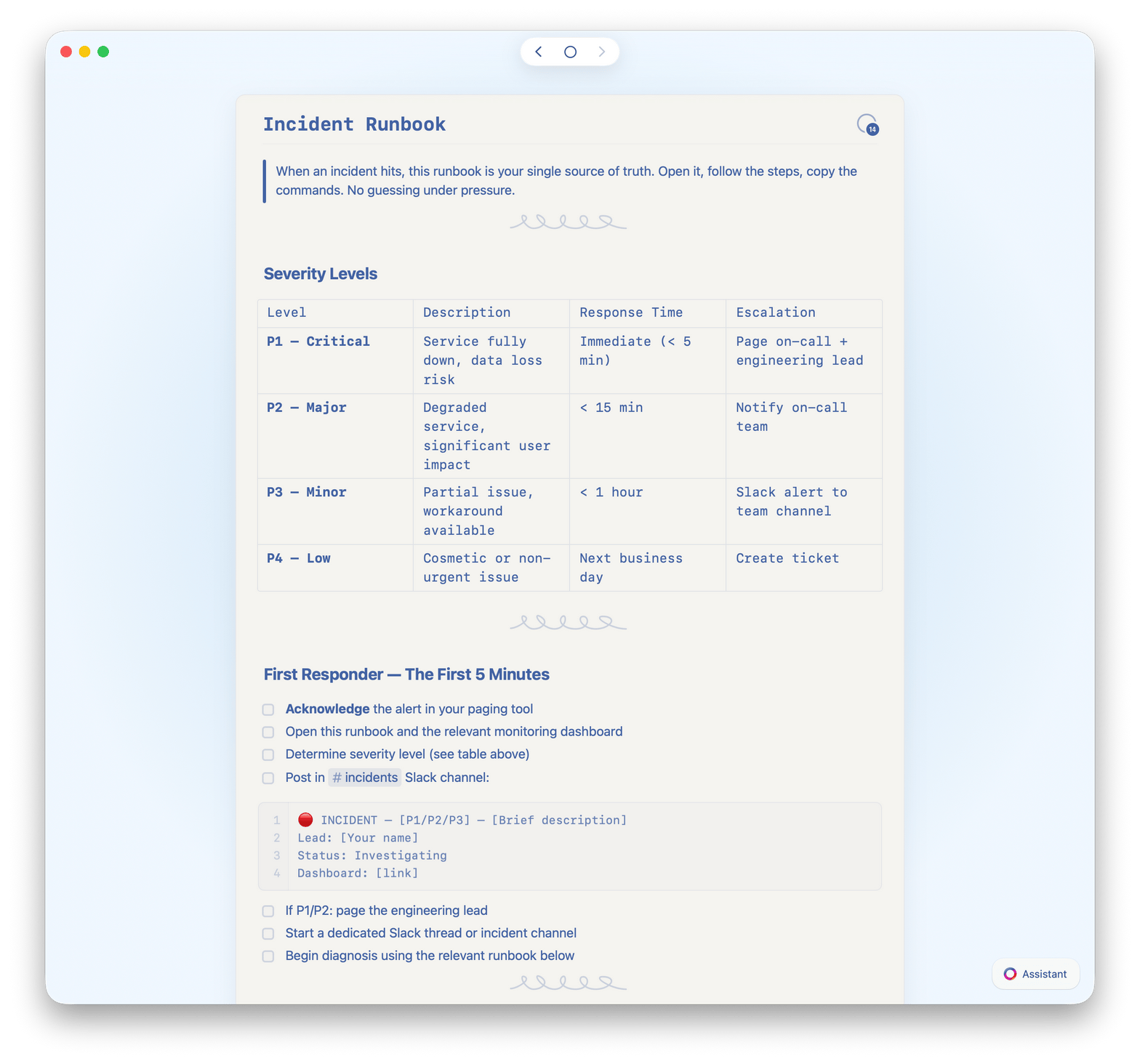 高压时刻也能用的运维手册