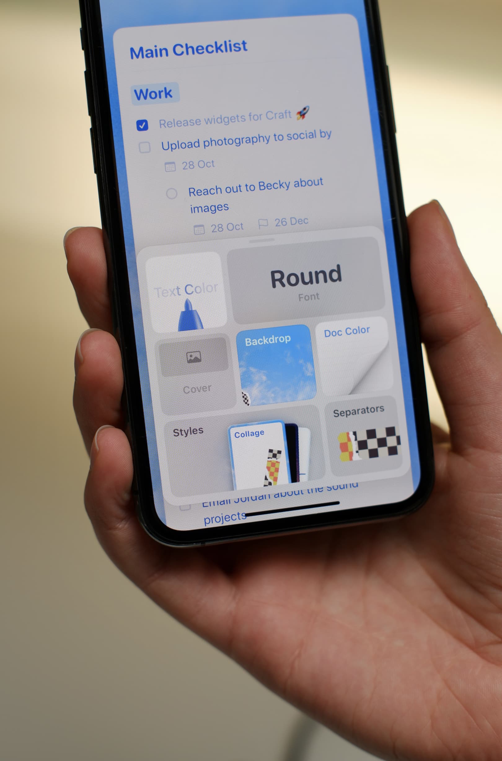 In your pocket background