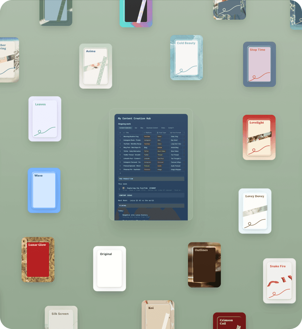 Saving and reusing background
