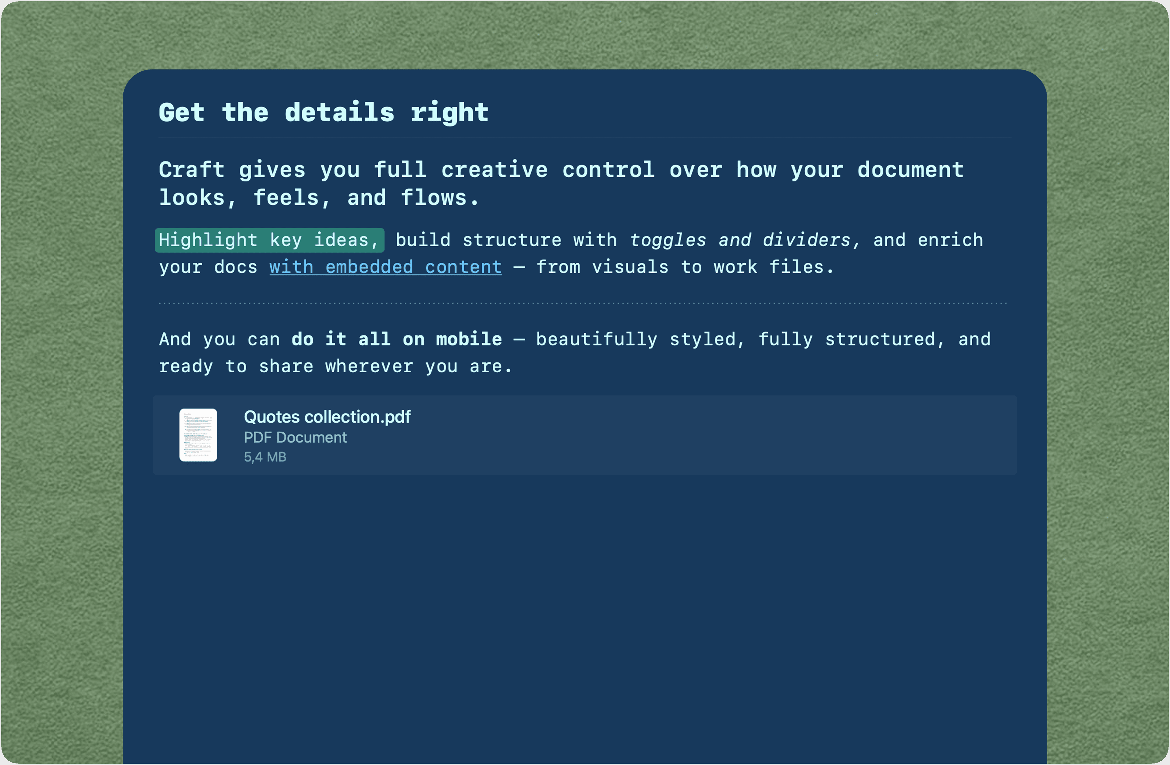 MDR theme preview