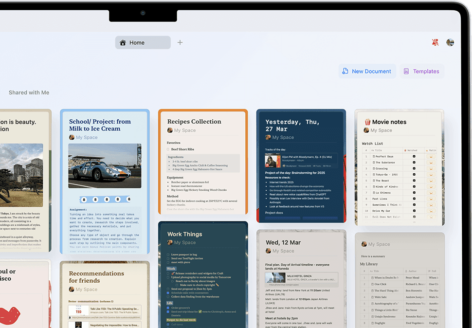 Browse Document background