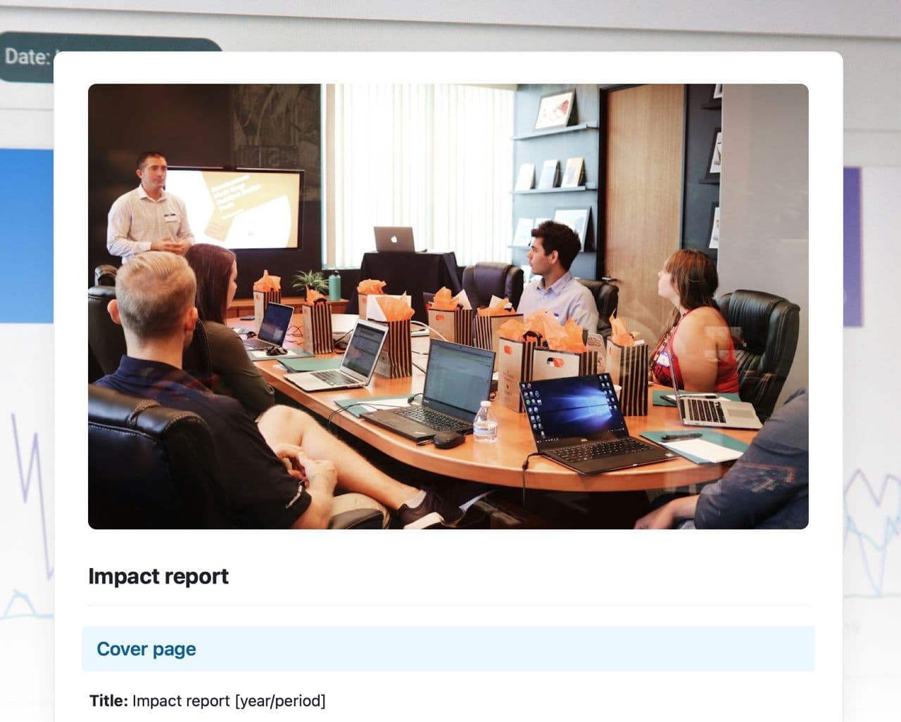 Craft Free Template: Impact report