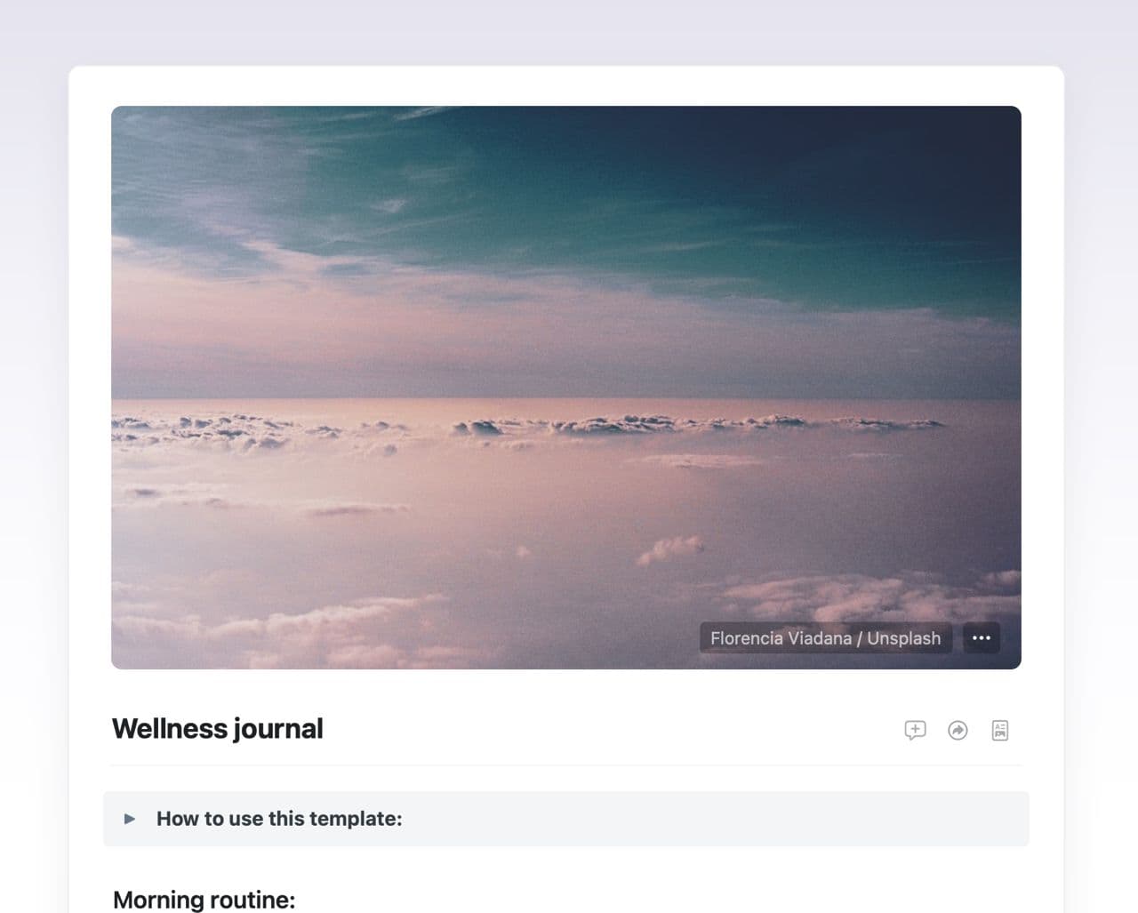 Craft Free Template: Wellness Journal