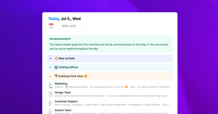 Craft Blog Post: 4 ways to take advantage of daily notes