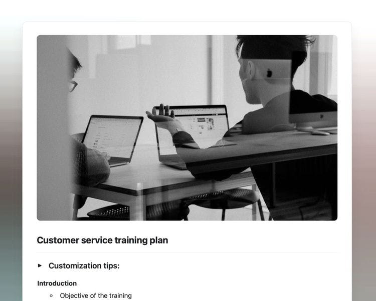 Craft Free Template: Transform your team with our customer service training plan – perfect for enhancing skills, customer satisfaction, and service excellence.