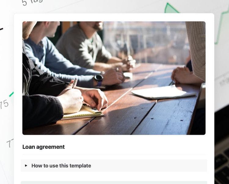 Craft Free Template: Loan agreement in Craft