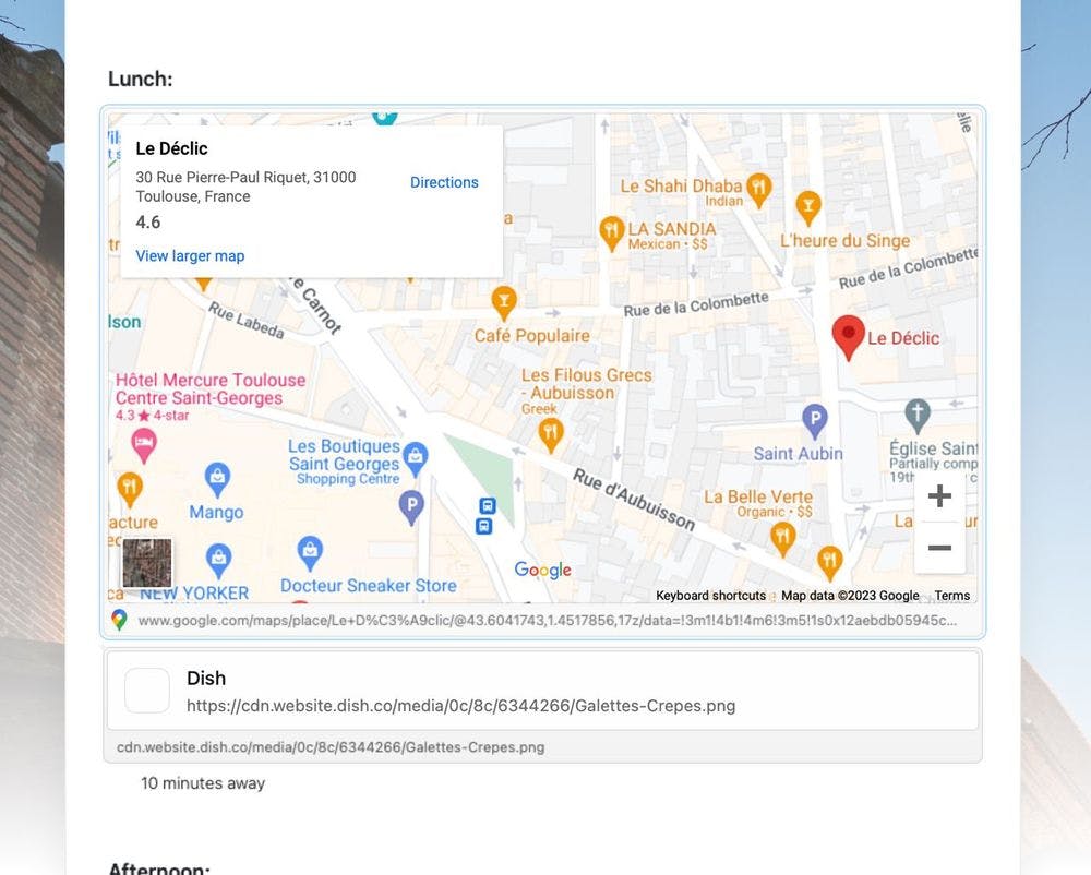 Google Maps embed directly in Craft