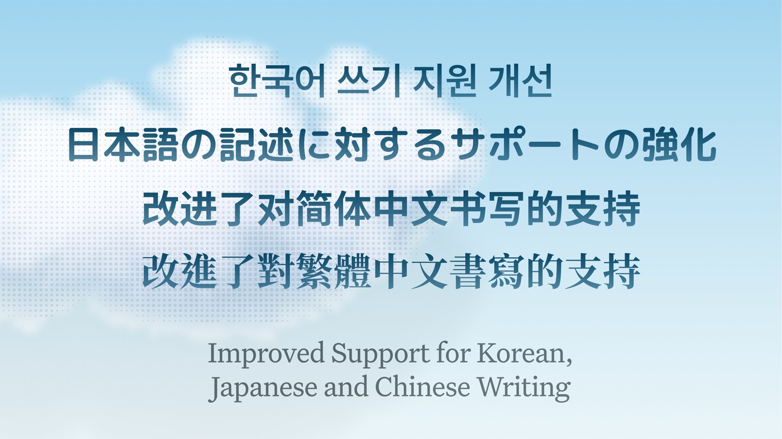 Improved CJK Typography