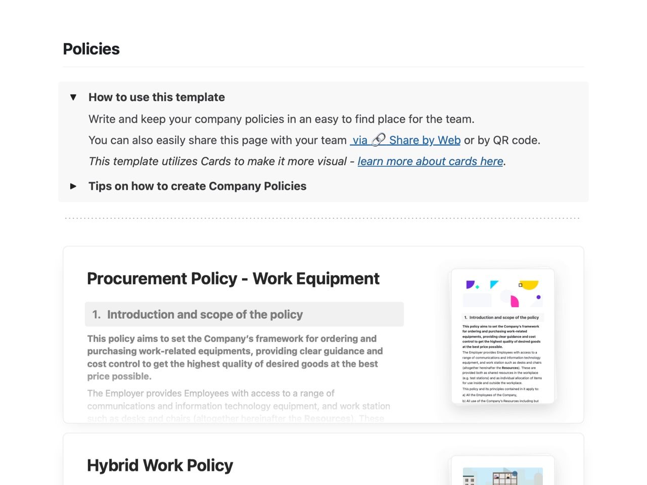 Us Policerence Sample Company Policies For Employees