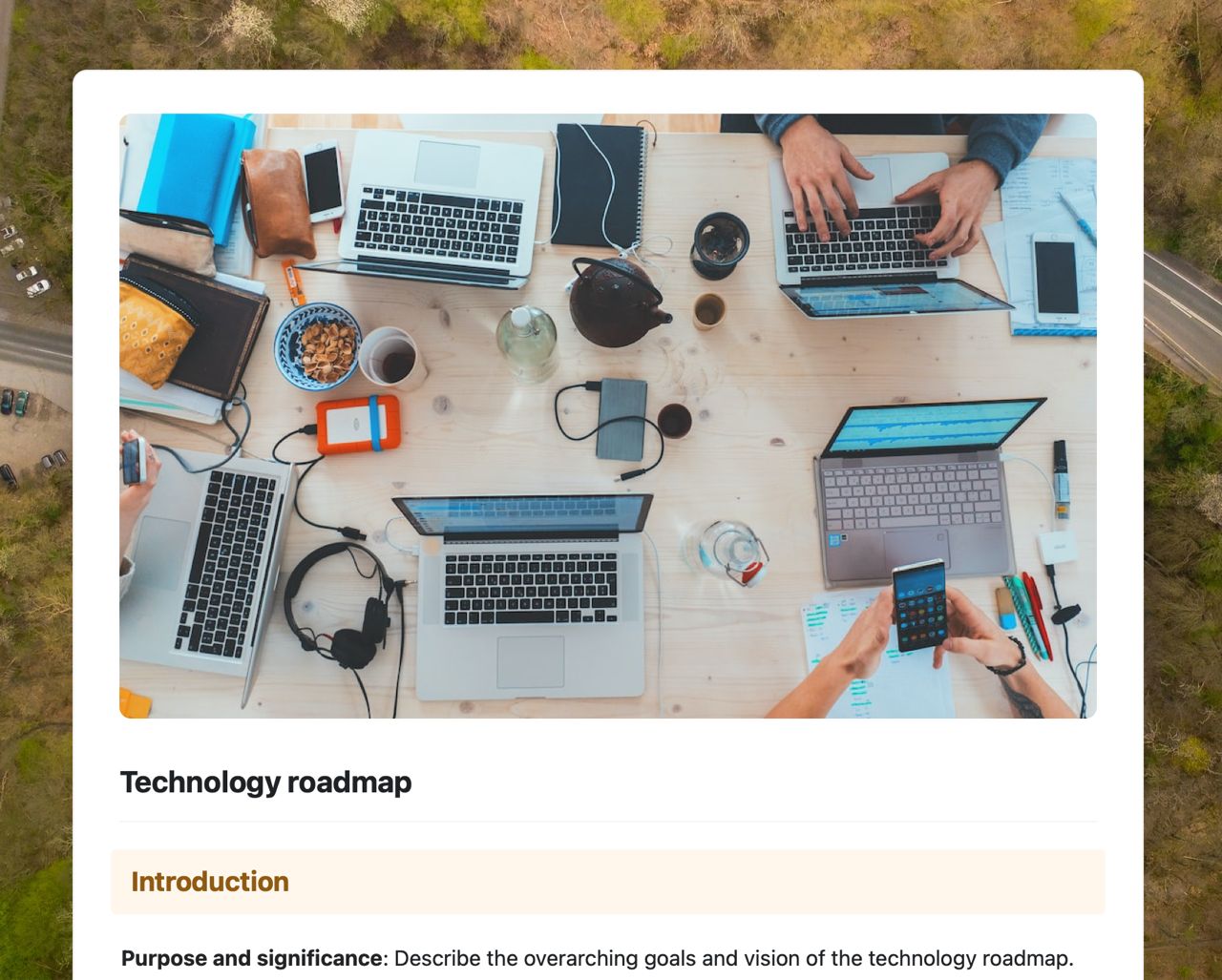 Technology roadmap | Free Template | Craft